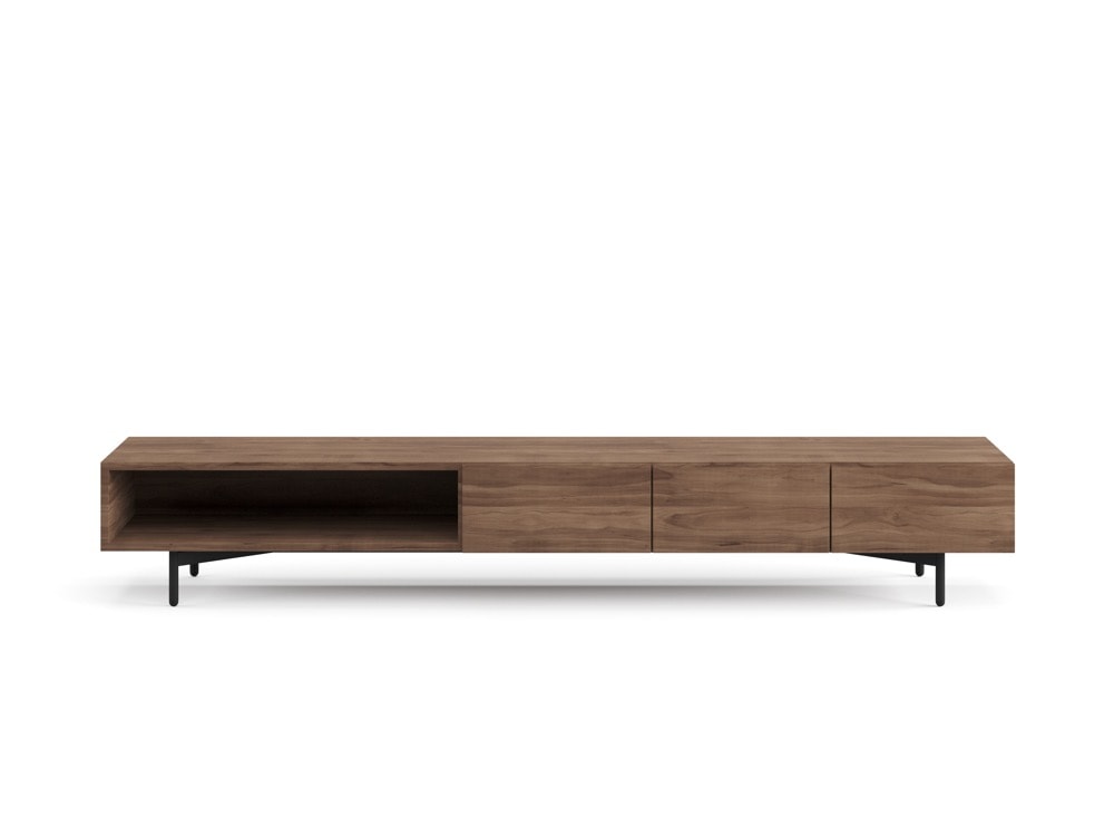 BR.SK Wood TV Unit - 3 Drawers