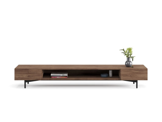 BR.SK Wood TV Unit - 2 Drawers